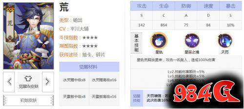 阴阳师,荒,技能,御魂搭配,阵容搭配