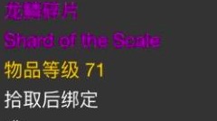 魔兽世界怀旧服：龙鳞碎片你还用吗？开荒时用不上，伐木时来不及