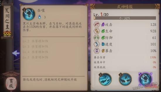 阴阳师荒川之主,御魂,觉醒