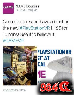 PlayStationVR头显体验活动在英巡展 40块可以商量 PlayStation VR头显,索尼