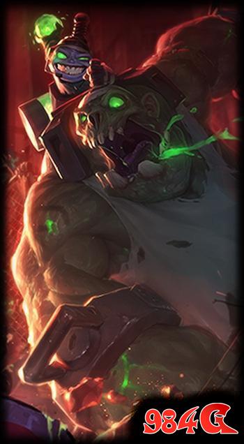 LOL全英雄皮肤盘点推荐第九弹:雪人骑士努努 丧尸皮肤