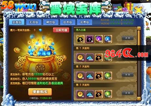 58wan,冒险,投资